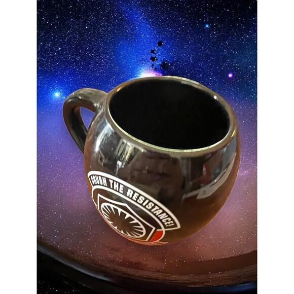 Star Wars 18oz Black Coffee Mug Kylo Ren Crush The Resistance The First Order - Picture 5 of 7